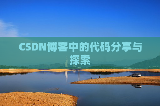 CSDN博客中的代码分享与探索
